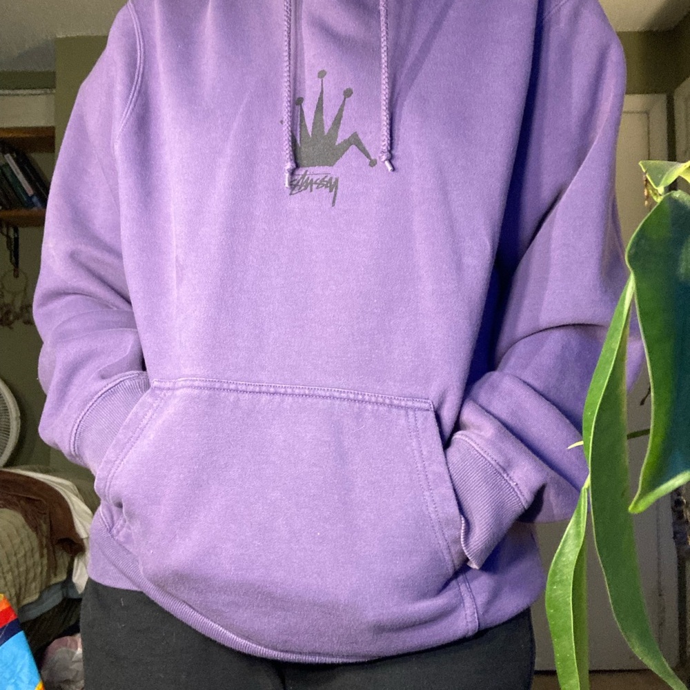 Stussy Men's Purple Hoodie View 4